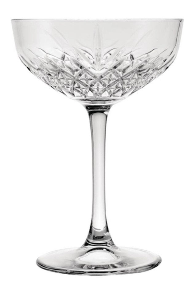coupe-style glass
