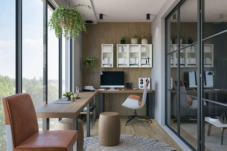 how to create a workspace at home