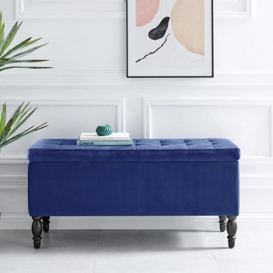 entryway velvet benches