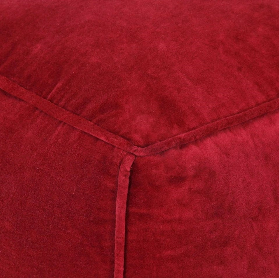 red velvet furniture
