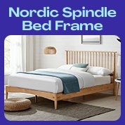 DukeLiving Oslo Nordic Timber Bed