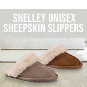 Shelley Unisex Sheepskin Slippers