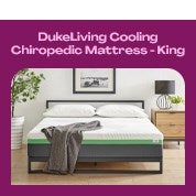 DukeLiving Cooling Chiropedic Mattress - King