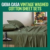 Gioia Casa Vintage Wash Cotton Quilt Cover Sets