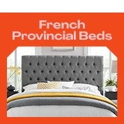 French Provincial Tufted Bed Heads
