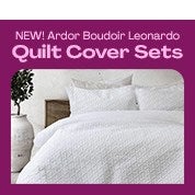 NEW! Ardor Boudoir Leonardo Quilt Cover Sets