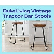 DukeLiving Vintage Tractor Bar Stools