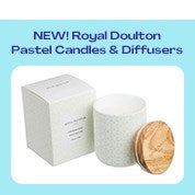 NEW! Royal Doulton Pastel Candles