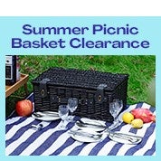 Summer Picnic Basket Clearance