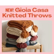 NEW! Gioia Casa Knitted Throws