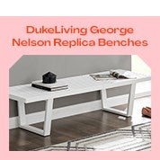DukeLiving George Nelson Replica 152cm Benches
