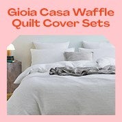 Cotton Waffle Quilt Cover Sets