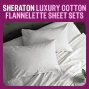 Sheraton Luxury Flannelette Sheet Sets
