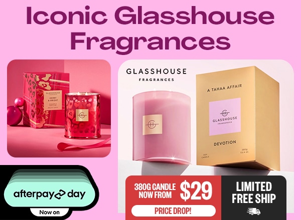 Iconic Glasshouse Fragrances - 380G Candle Now From $29 - Price Drop! - Limited Free Ship Iconic Glasshouse Fragrances GLASSHOUSE : 38 LIMITED 929 ratsip 