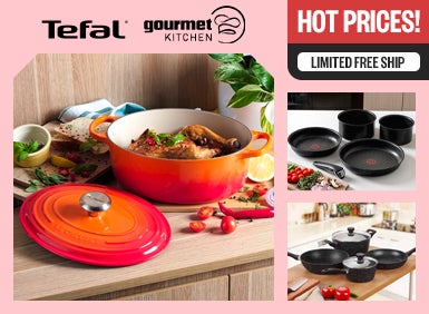 Hot Prices! - Limited Free Ship - Tefal Logo - Gourmet Kitchen Logo Tefal wumes LINITED FREE SHP Qi il 