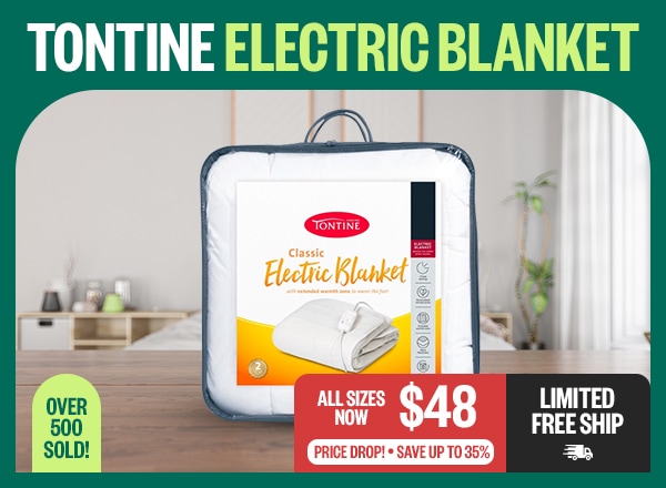 Tontine electric blanket best sale with removable mattress topper