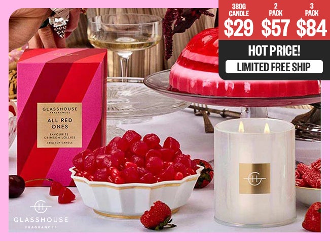 380G Candle: $29 - 2-Pack: $57 - 3-Pack: $84 - Hot Price! - Limited Free Ship