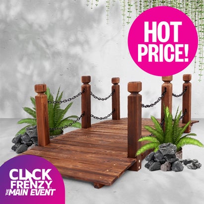 Wooden Garden Bridge: Hot Price!