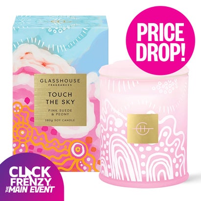 Glasshouse Touch The Sky Scented Soy Candle: Price Drop!