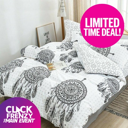 Mandala Dream Catcher Quilt Cover Set: Limited Time Deal!