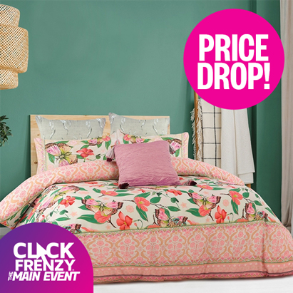 Belmondo Peyton Quilt Cover Set: Price Drop!