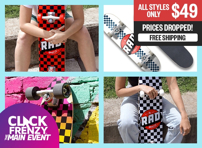 CLICK FRENZY: Prices Dropped! | All Styles Only $49 | Free Shipping