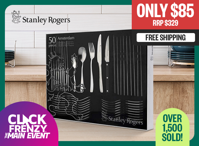 CLICK FRENZY: RRP $329 | Only $85 | Free Shipping | Over 1,500 Sold! | Stanley Rogers logo