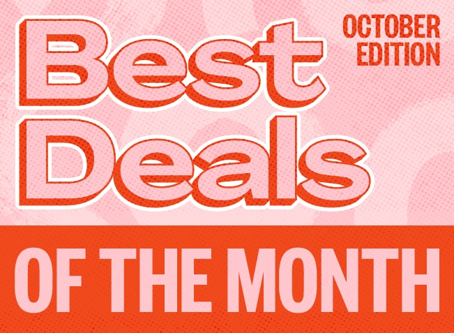 Best Deals of the Month: October Edition