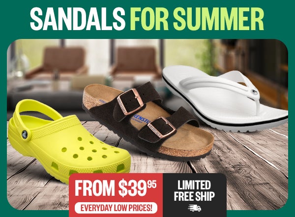 Sandals For Summer - From $39.95 - Everyday Low Prices! - Limited Free Ship