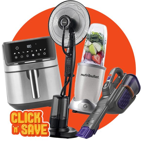 Air Fryers, Vacuums, Electric Fans, Blenders & More!