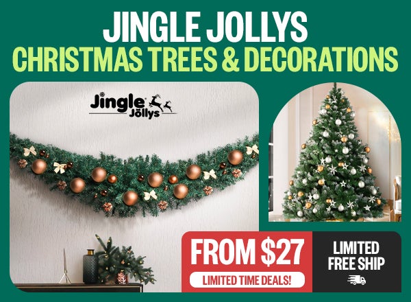 Jingle Jollys Christmas Trees & Decorations - From $27 - Limited Time Deals! - Limited Free Ship