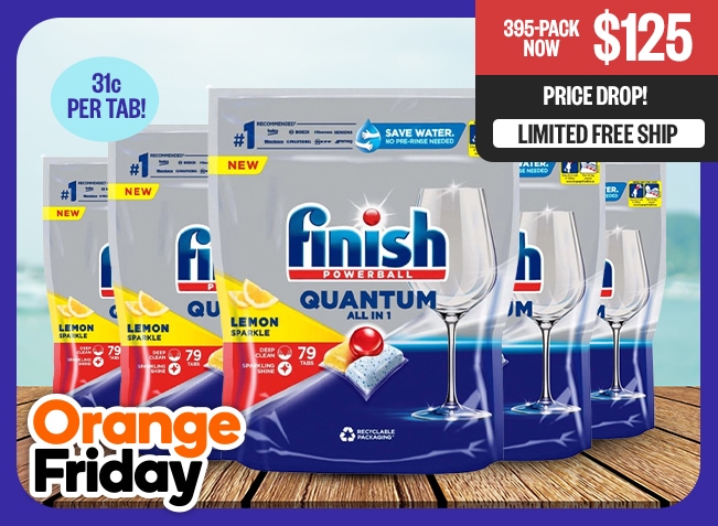 395-Pack Now $125 - Price Drop! - 31¢ Per Tab! - Limited Free Ship - Orange Friday Badge