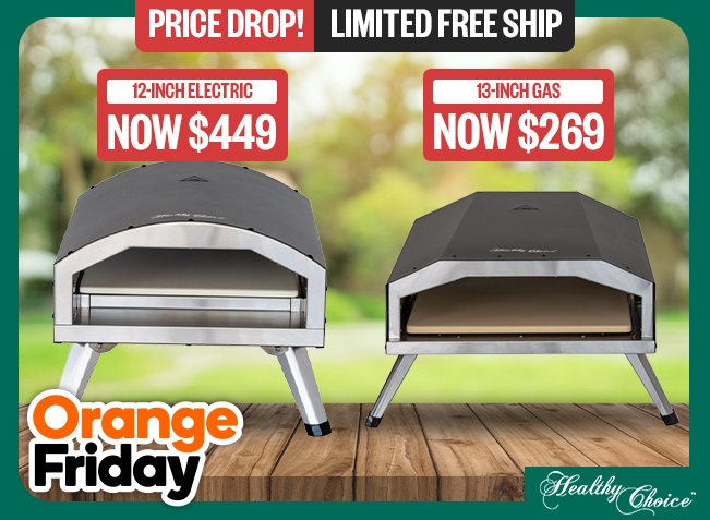 Price Drop! - 12-Inch Electric Now $449 - 13-Inch Gas Now $269 - Limited Free Ship - Orange Friday Badge