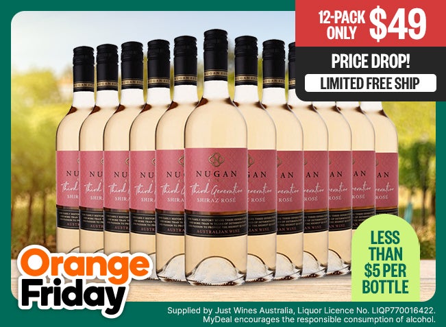 12-Pack Only $49 - Price Drop! - Less Than $5 Per Bottle - Limited Free Ship - Supplied by Just Wines Australia, Liquor Licence No. LIQP770016422. MyDeal encourages the responsible consumption of alcohol.