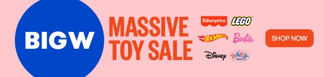 Big W Massive Toy Sale | Logos: Fisher-Price, LEGO, Hot Wheels, Barbie, Disney & More! | SHOP NOW!