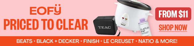 EOFY Price To Clear | From $11 | Beats, Black + Decker, Finish, Le Creuset, Natio & More! | SHOP NOW!