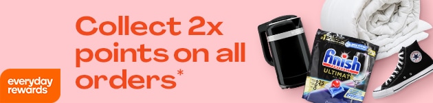 Collect 2x Everyday Rewards points on all orders*