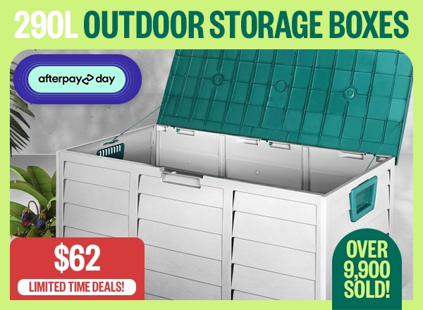 290L Outdoor Storage Boxes | APD: Limited Time Deals! | $62 | Badge: Over 9,900 Sold!