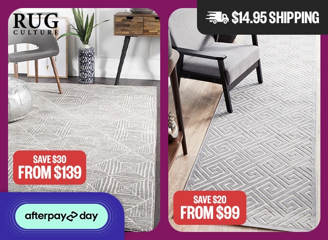 APD: From $139 | Save $30 | From $99 | Save $20 |  $14.95 Shipping | Logos: Rug Culture