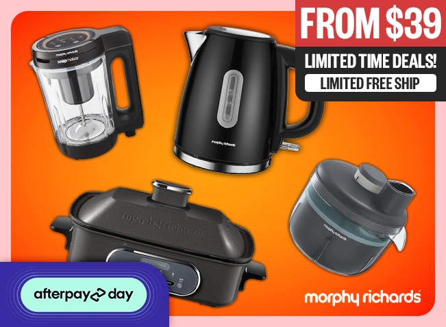 APD: Limited Time Deals! | From $39 | Limited Free Ship | Logo: Morphy Richards