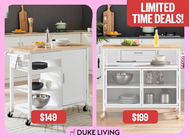 Limited Time Deals! | $149 | $199 | Logo: DukeLiving