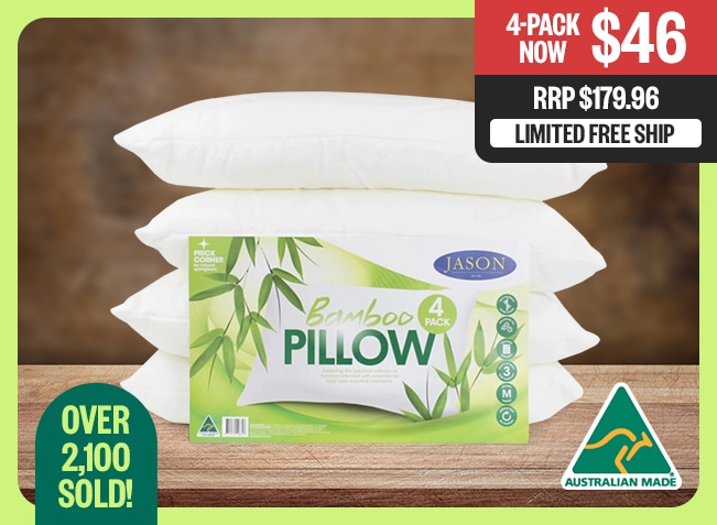 Jason Bamboo Pillow 4-Pack