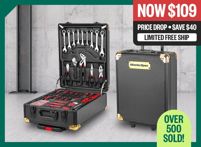 1180-Piece Tool Box Trolley Set