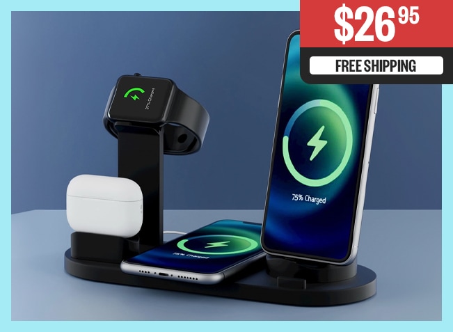 4-in-1 Wireless Charger Station