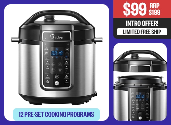 NEW! Midea 5.7L Pressure Cooker