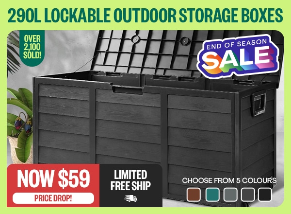 SPD | 290L Lockable Outdoor Storage Boxes