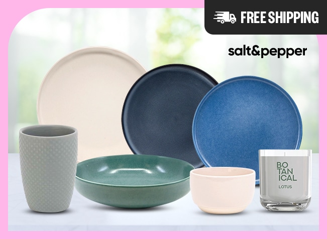 Free Shipping | Salt & Pepper Logo