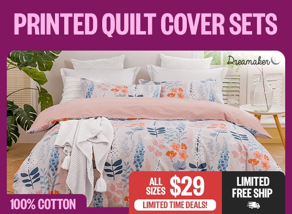 Range | Printed Quilt Cover Sets