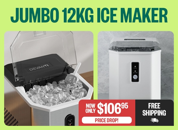 Jumbo 12kg Ice Maker - Price Drop! | Now Only $106.95 | Free Shipping