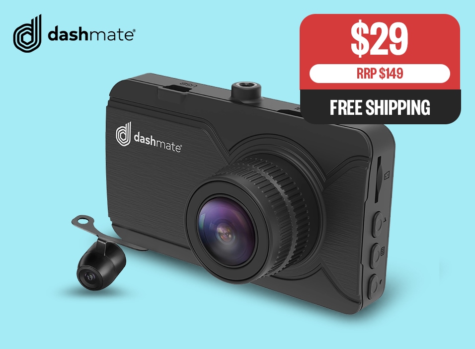 Dashmate HD Dash Camera |RRP $149 | $29 | Free Shipping | Dashmate logo